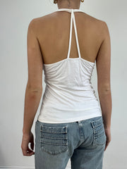 vintage edit nineteen | medium white versace top