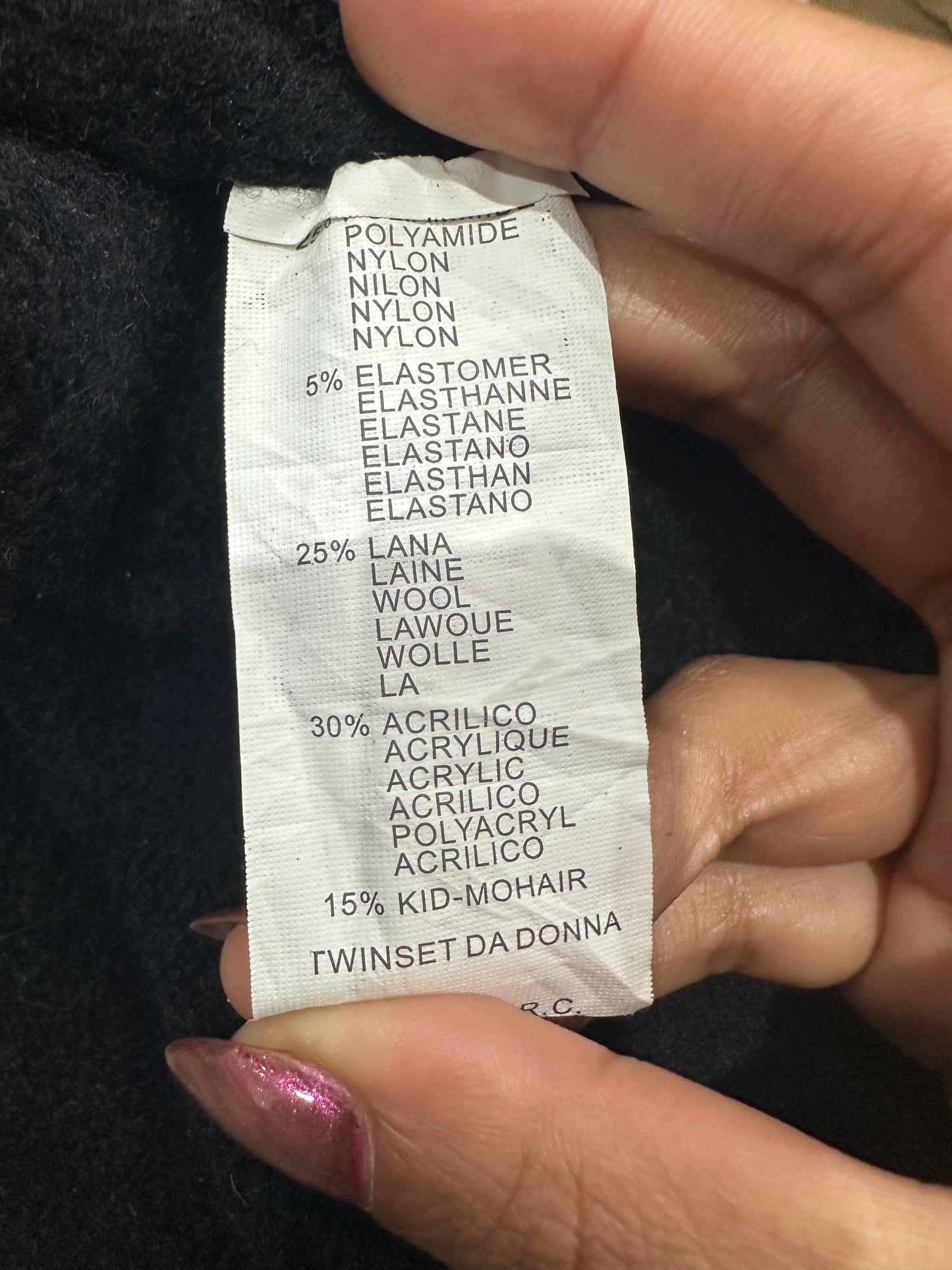 vintage edit thirty-four | small black button up cropped cardigan