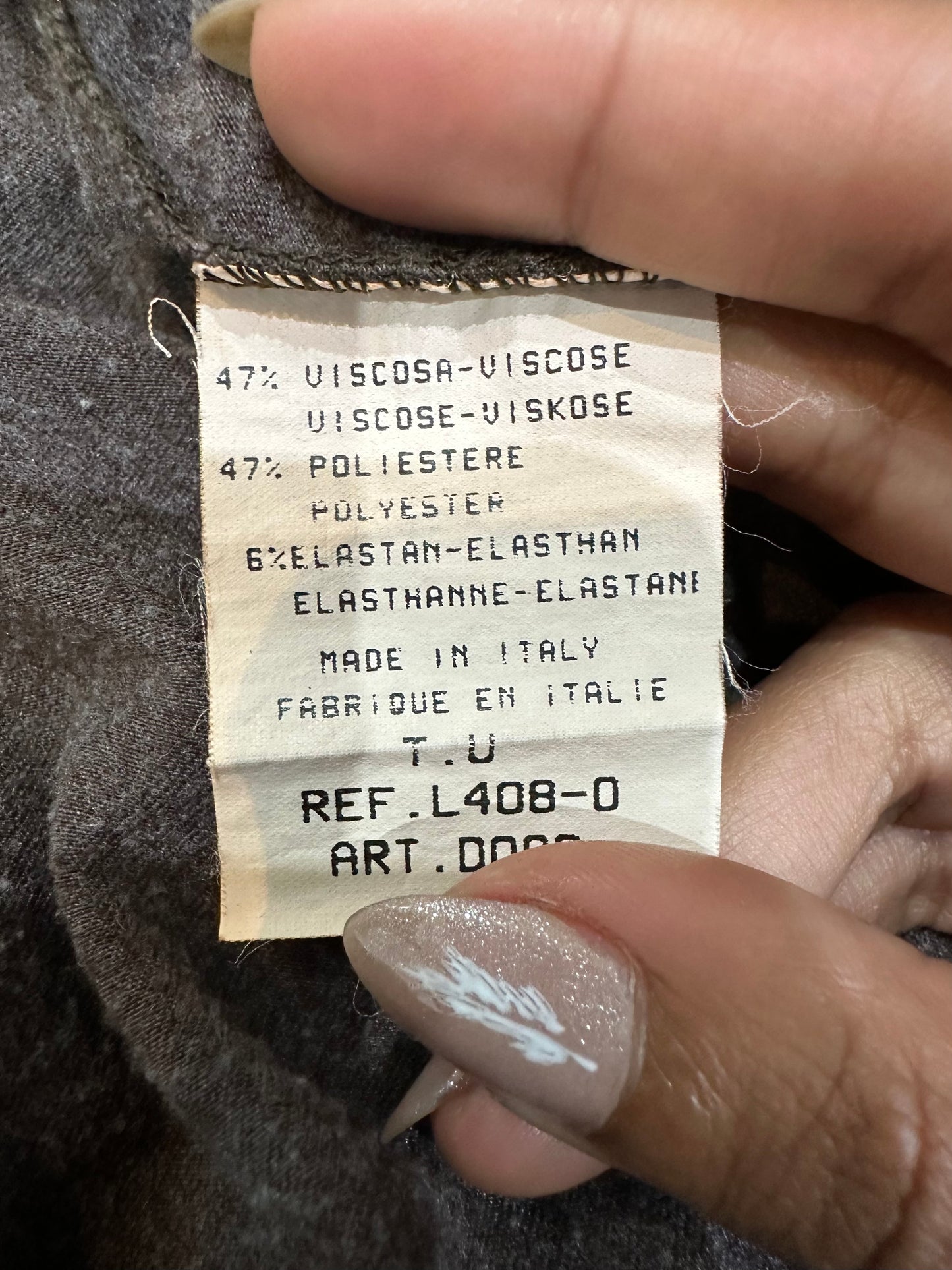 vintage edit thirty-three | extra small brown knit mini dress