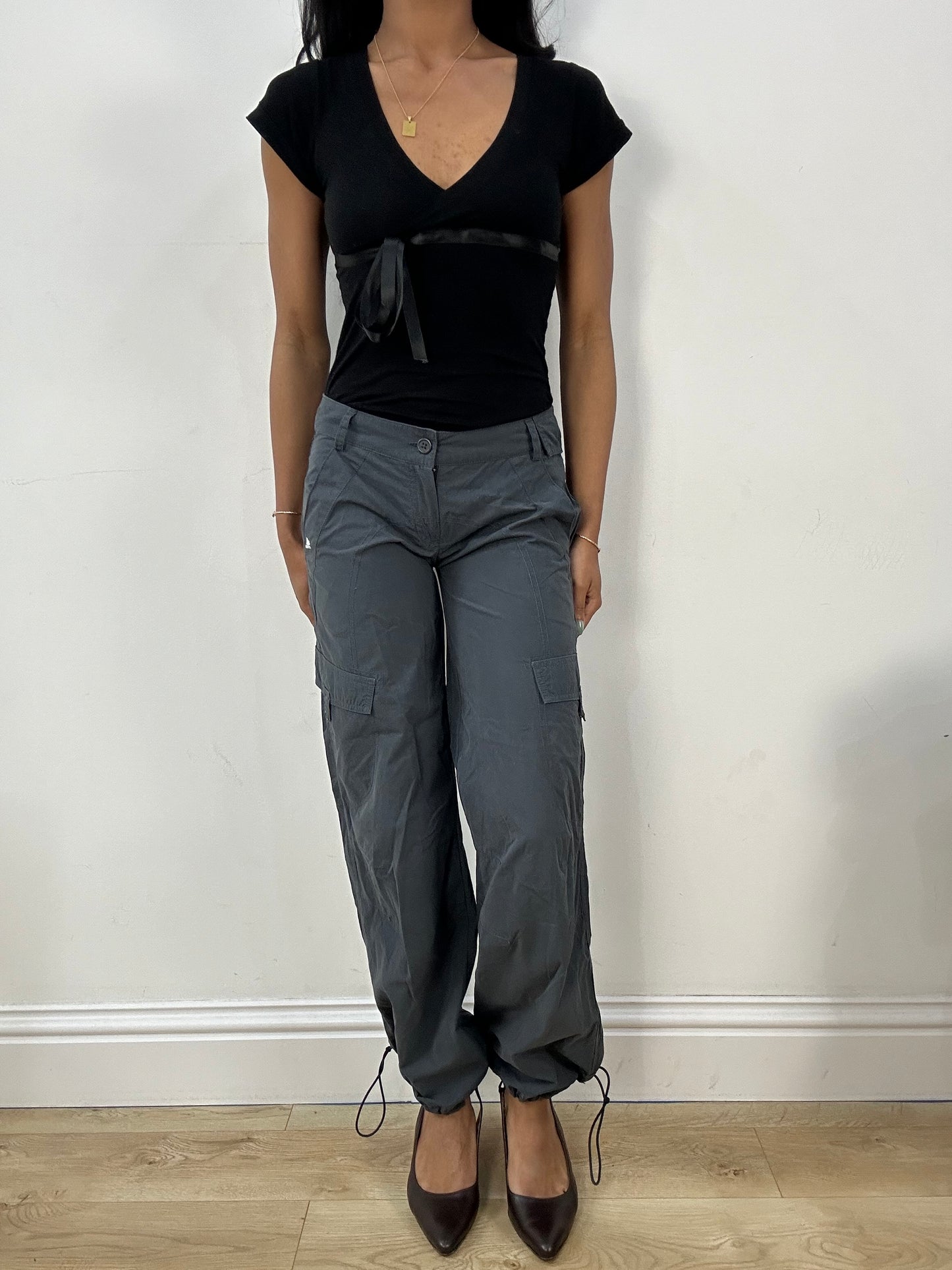 BEST PICKS | small dark grey adidas cargo trousers