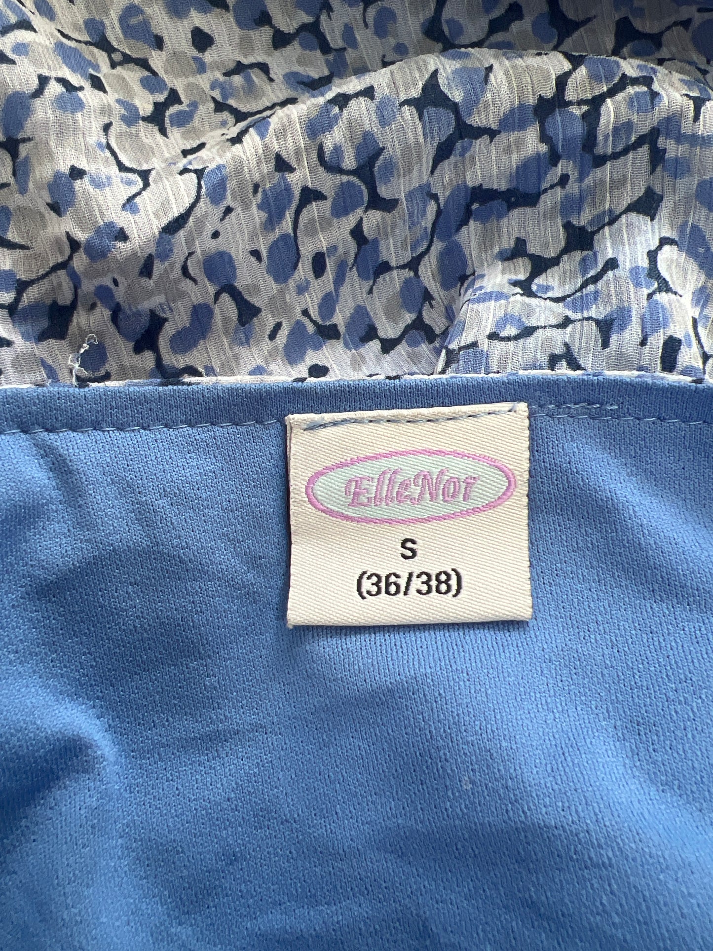 🪡SATC drop | medium blue patterned dress
