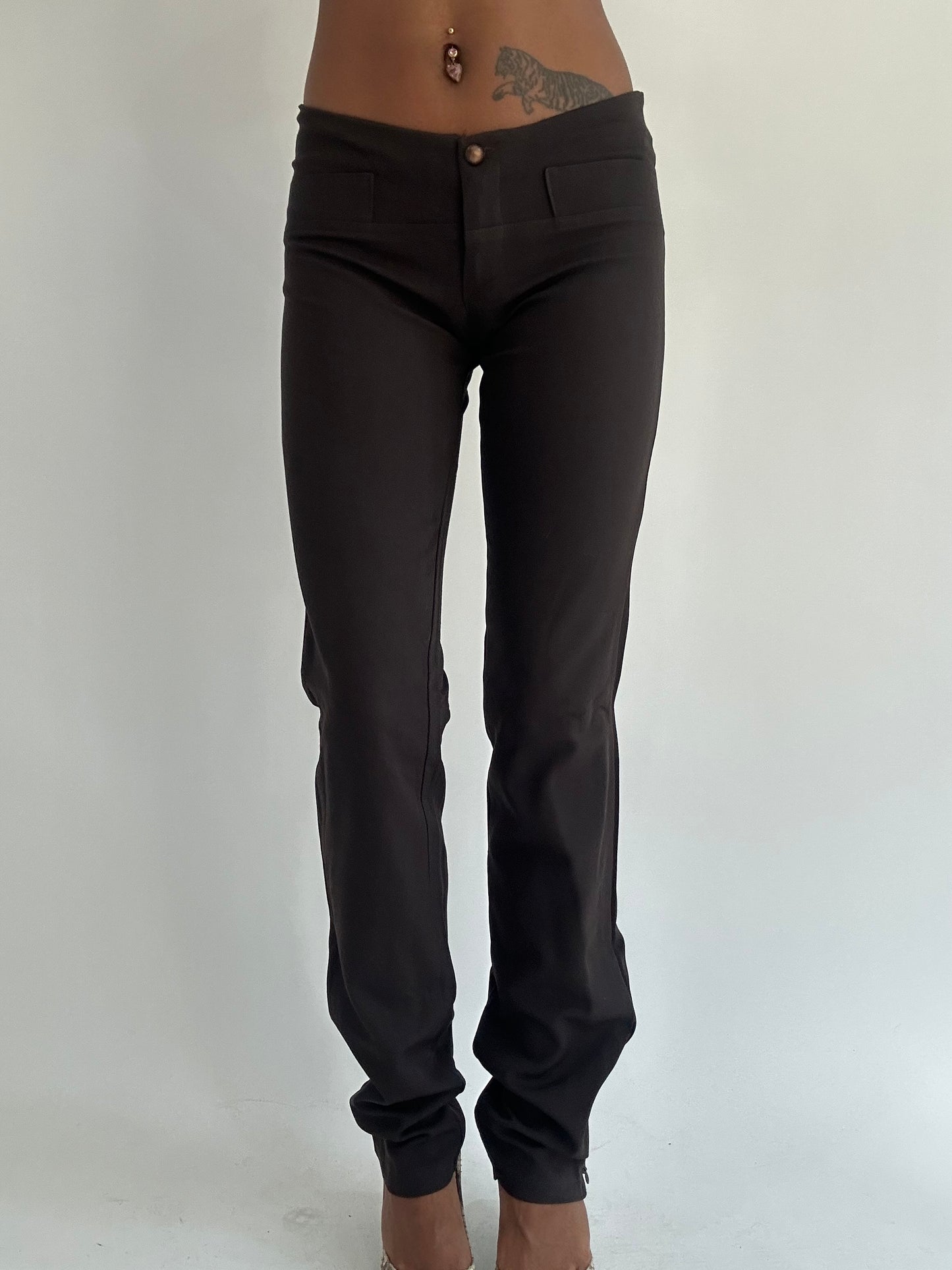 ‼️ | plain black trousers