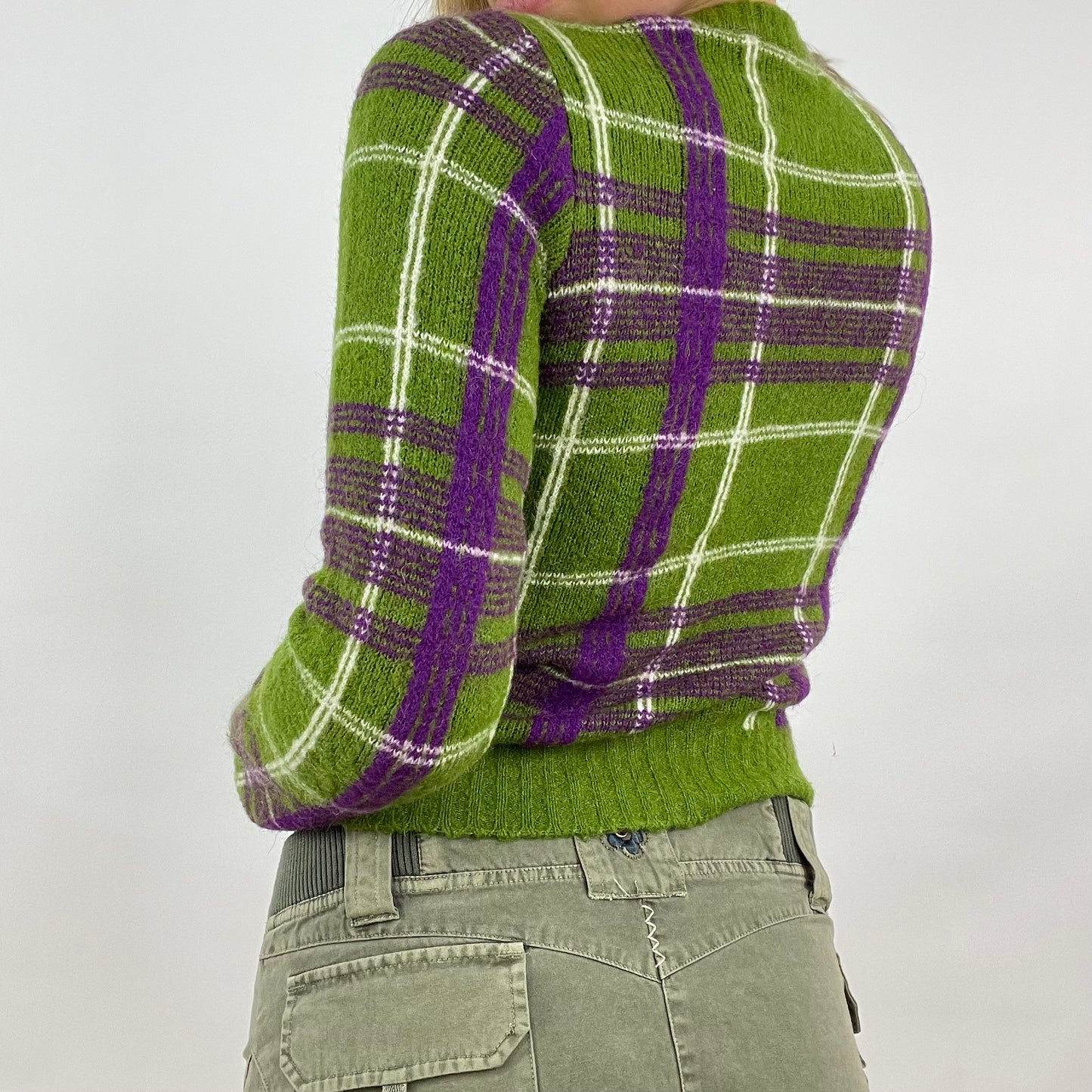 💚 💻 BEST PICKS | small green united colors of bennetton gingham jumper