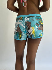 MEJORES SELECCIONES | pequeños mini shorts tropicales o’neill azules