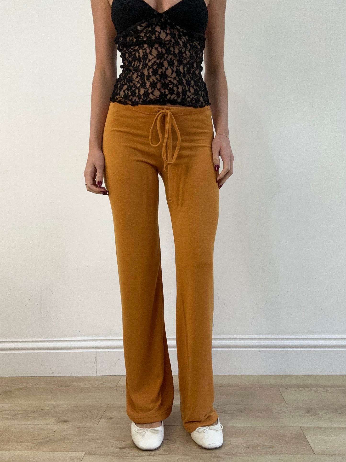 #292 SAMPLE SALE | large margot trousers in burnt orange