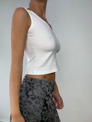 BUFFY THE VAMPIRE SLAYER | small white double strap top