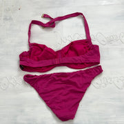 COCONUT GIRL DROP | medium pink calzedonia bikini set