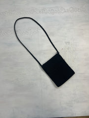 💚 vintage edit eight | black crochet crossbody bag