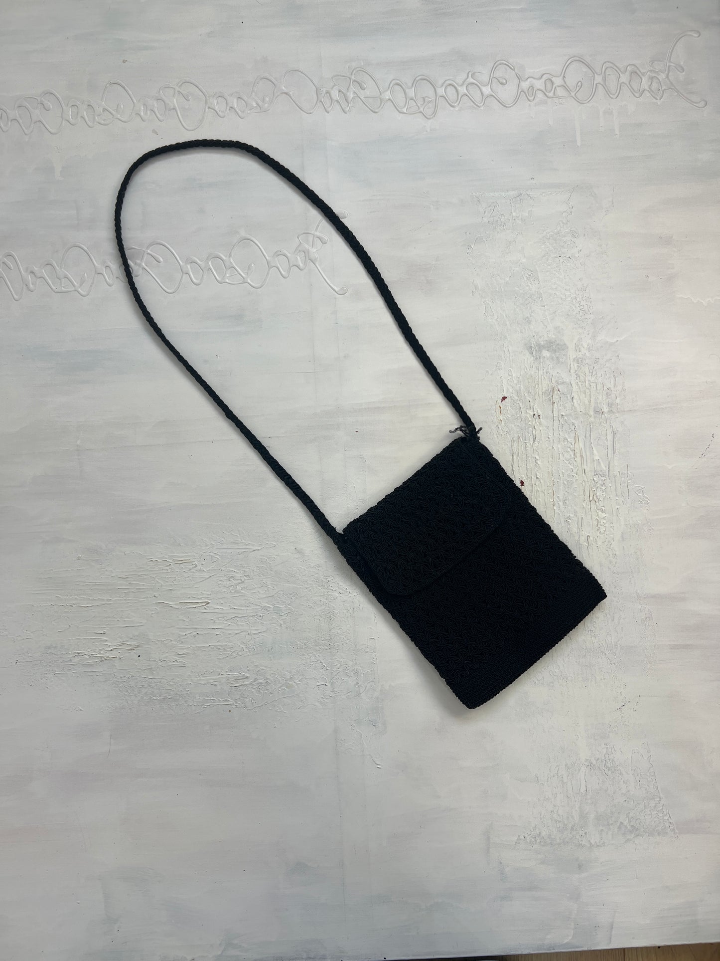 💚BUFFY THE VAMPIRE SLAYER | black crochet crossbody bag