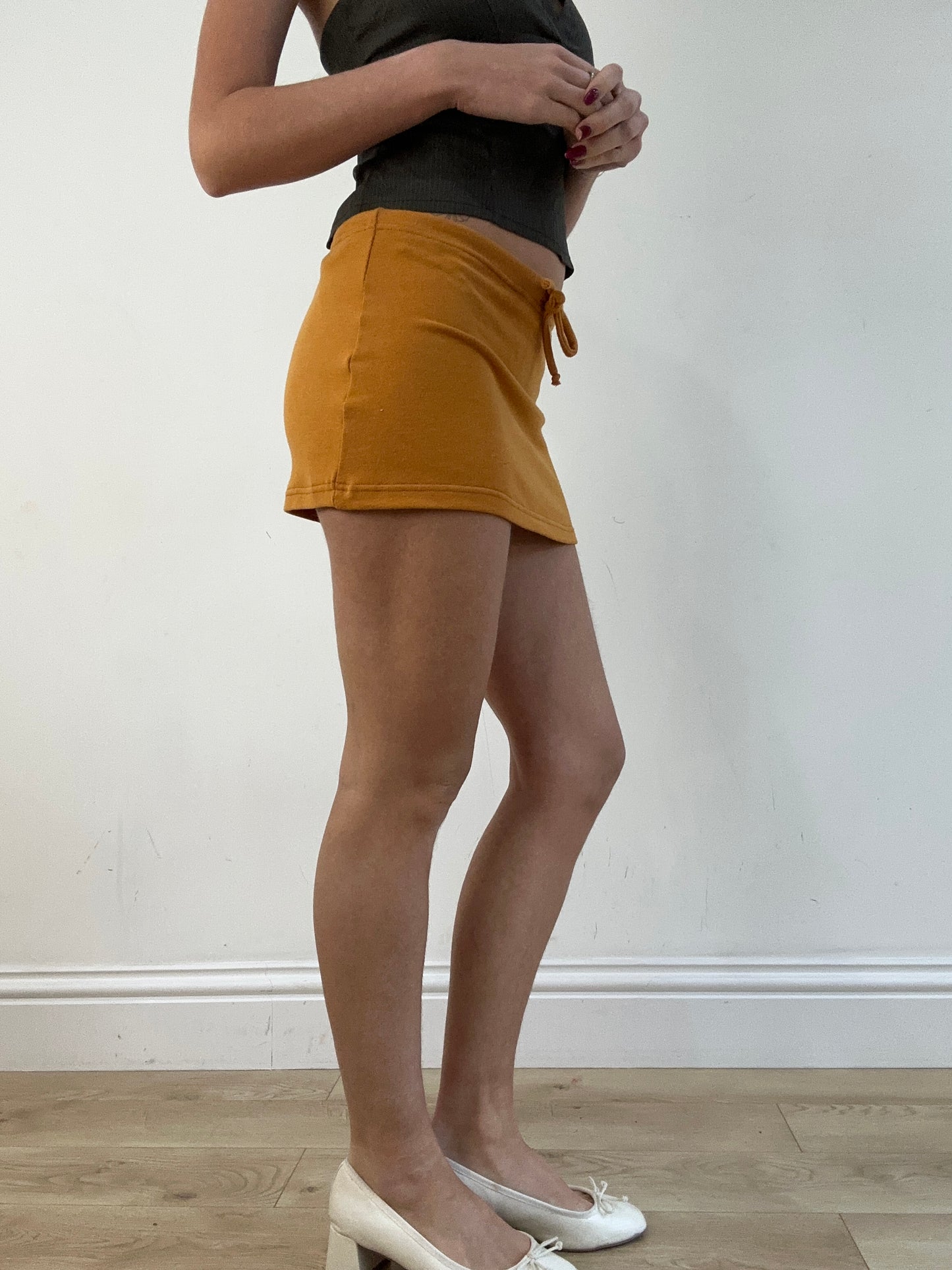 #299 SAMPLE SALE | small margot skirt in burnt orange