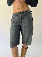 back to school drop | small denim levi shorts