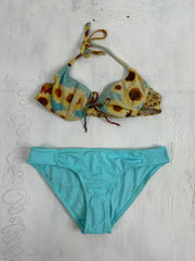 BEST PICKS | small blue and yellow sunflower bikini set