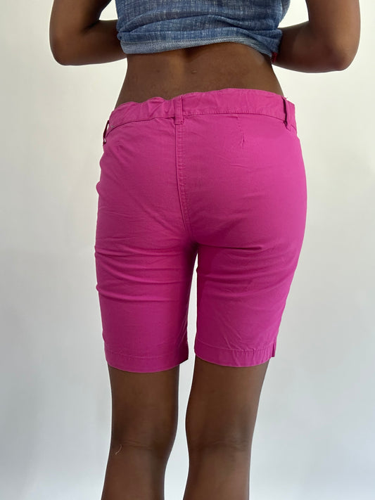 wag drop | small pink fitted cropped capris