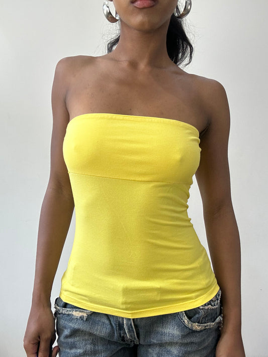 BEST PICKS | small yellow bandeau top