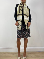 vintage edit thirty-six | brown and cream diesel تاسيل سكارف