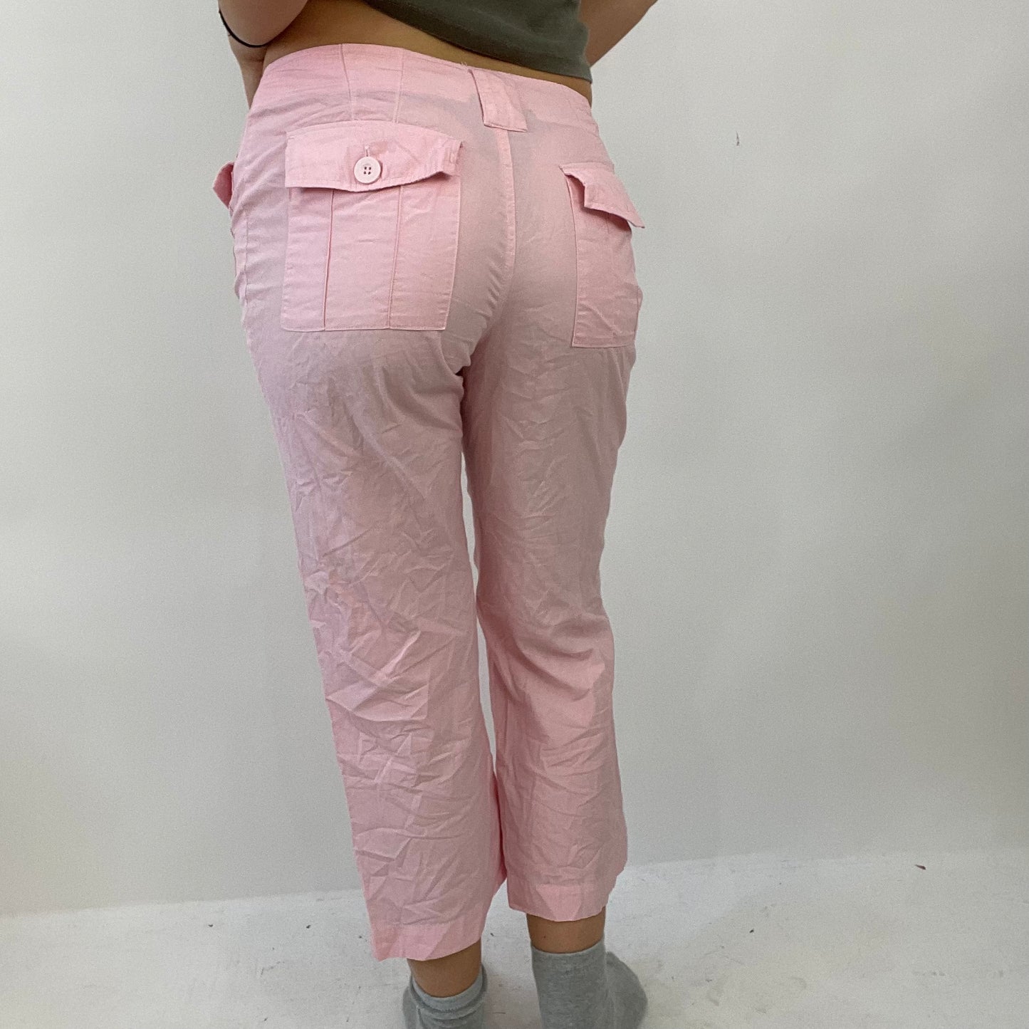 COTTAGECORE DROP | small pink cropped trousers