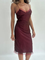 wedding guest drop | Pequeno vermelho kookai Vestido de Midi Overlay