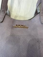 winter edit | lilac faux leather shoulder bag