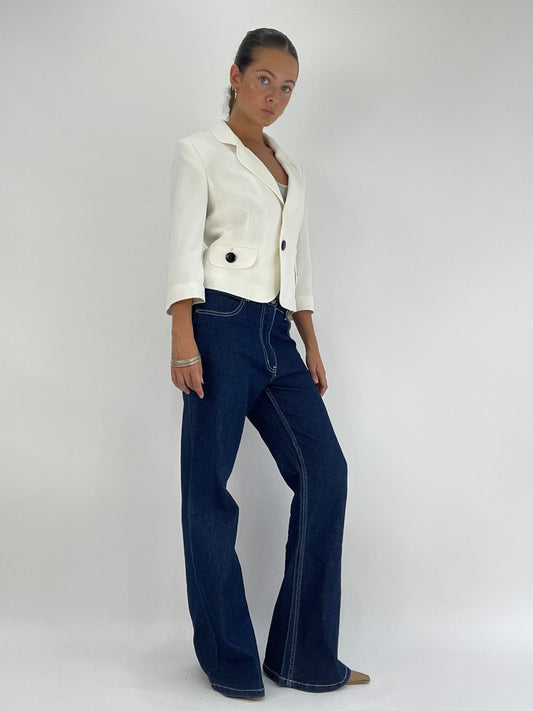 BEST PICKS | small white pea coat style jacket