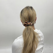 💻⭐️ | beige polka dot scrunchie