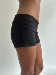 BEST PICKS | small black graphic print mini shorts