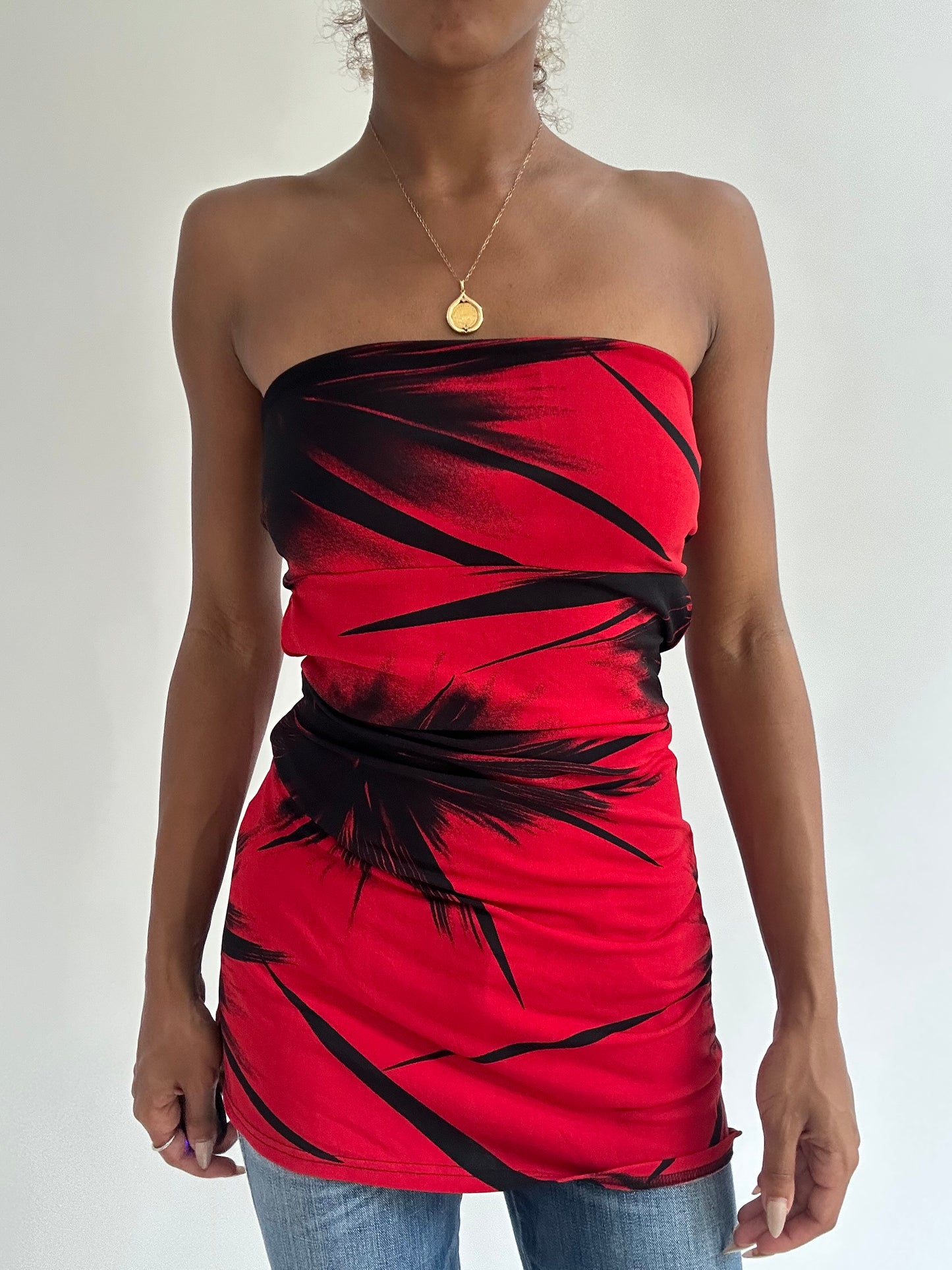 BEST PICKS | small red and black bandeau top
