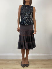BEST PICKS | small black sequin top