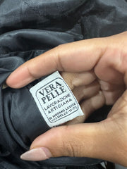 Top-Auswahl | Mittelgroße schwarze Leder Trenchcoat Jacke