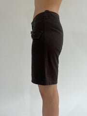 ‼️ | dark green pocket detail style shorts