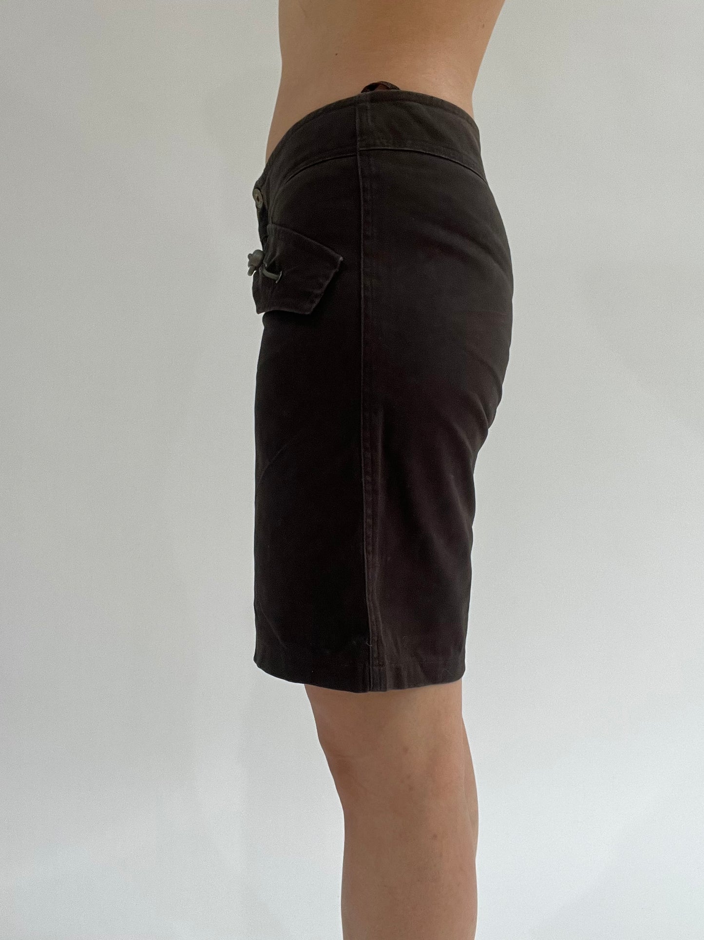 ‼️ | dark green pocket detail style shorts