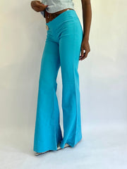 💚Colormaxxing drop | pantalones acampanados azules extra pequeños