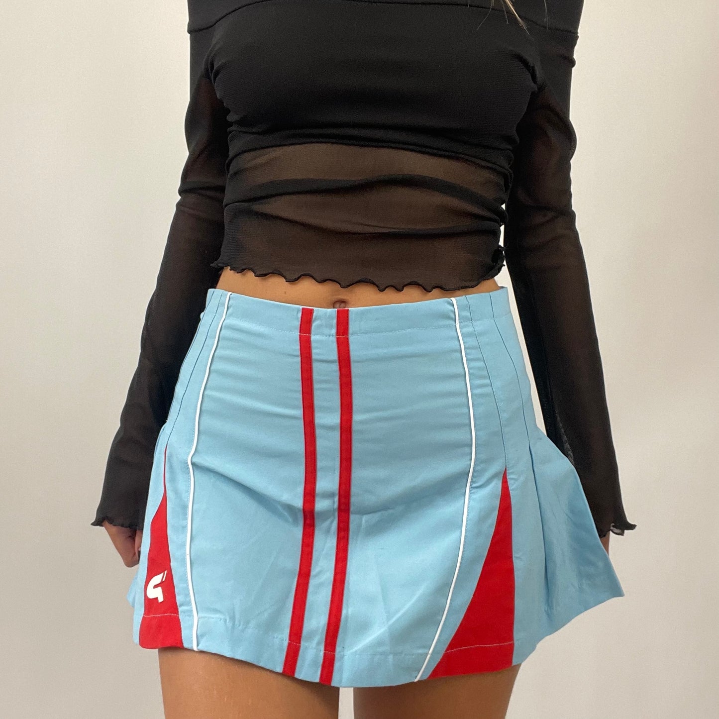 ‼️AMELIA GRAY DROP | small baby blue sporty skirt