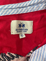 back to school drop | small red collared top