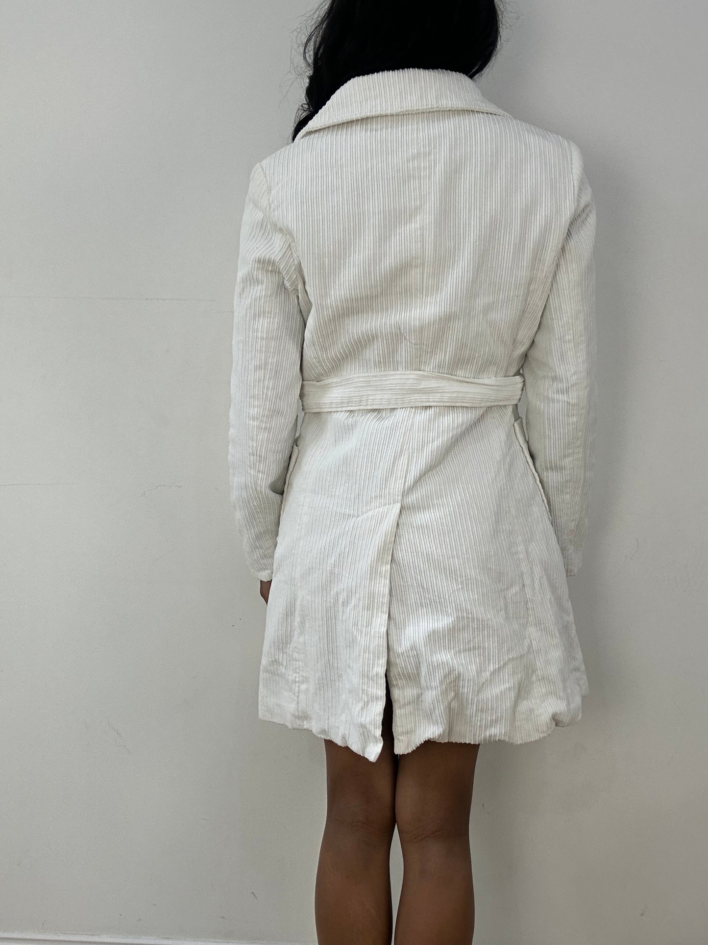 BEST PICKS | large jennyfer white corduroy peacoat