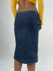 BEST PICKS | small blue only denim midi skirt