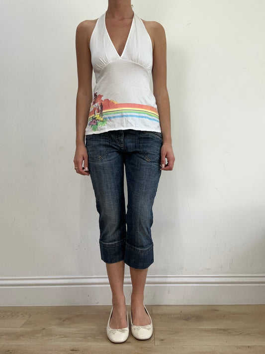 BEST PICKS | small white halterneck top