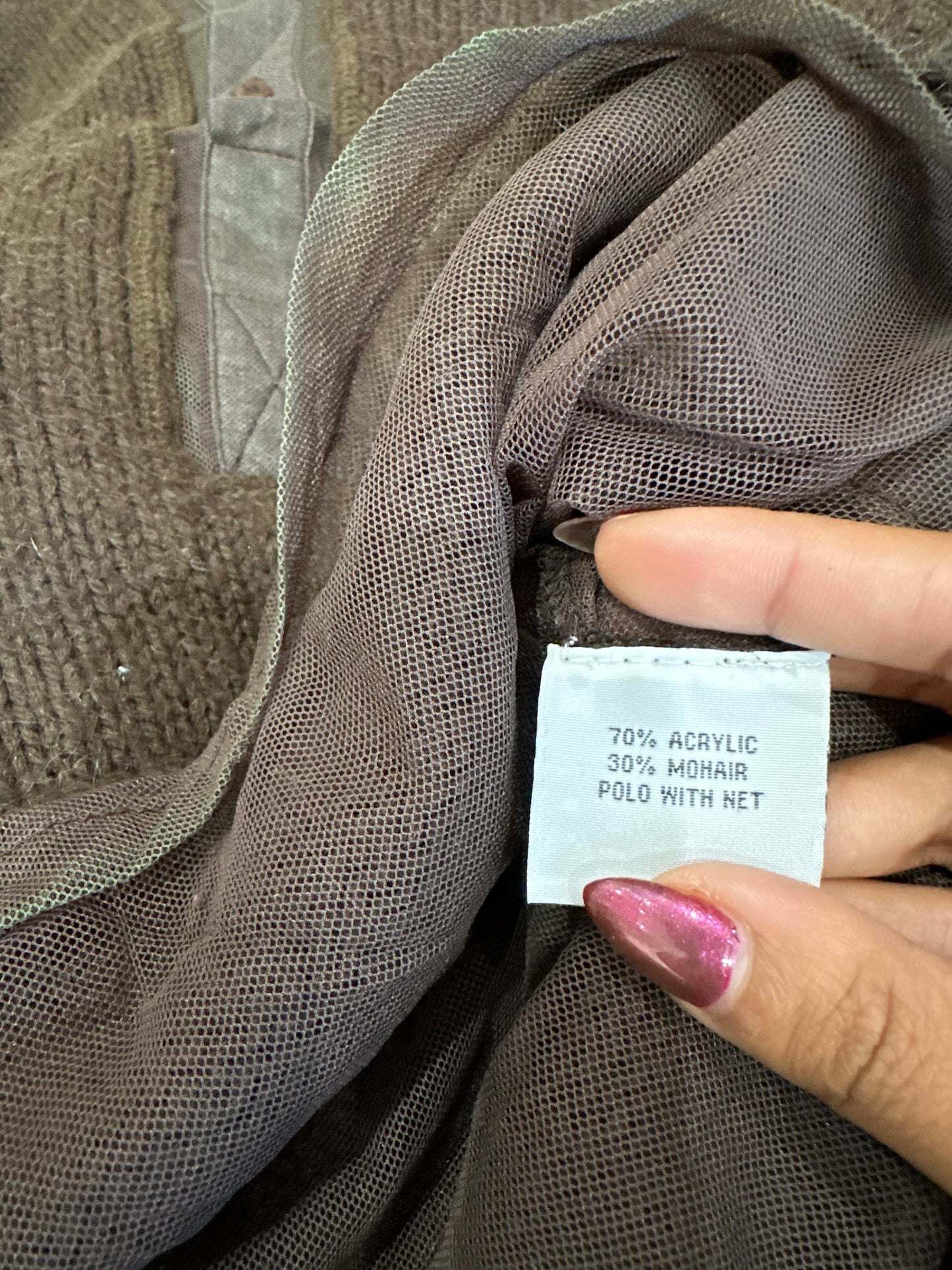 winter edit | medium brown knit jumper with collar