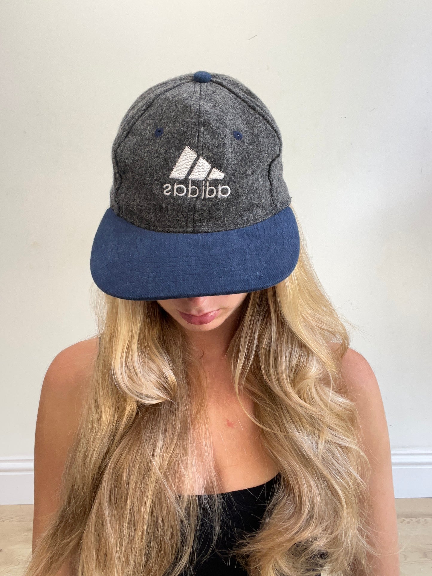 summer edit | navy and grey adidas cap
