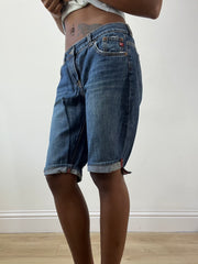 BEST PICKS | large blue guess denim knee length shorts