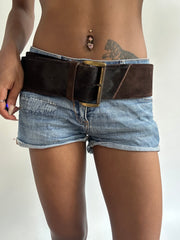 BEST PICKS | brown pony hair style statement belt
