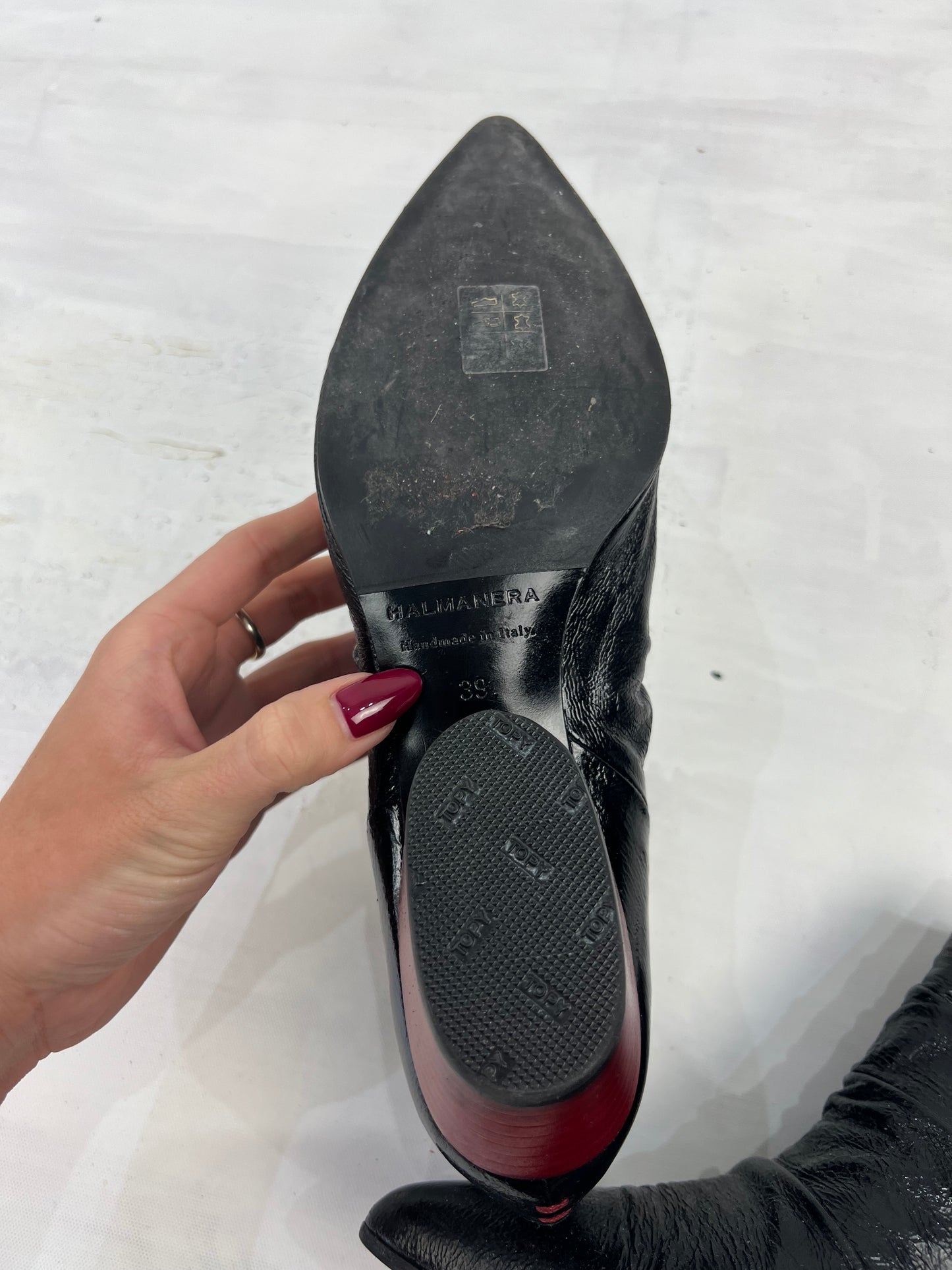 ⭐️ BEST PICKS | uk 6 black leather patent ankle boots
