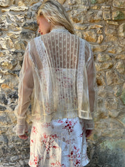 french summer drop | T-shirt de creme pequeno / médio