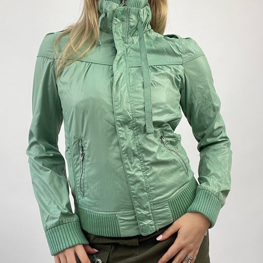 💻FUTURECORE DROP | medium green old label bershka jacket