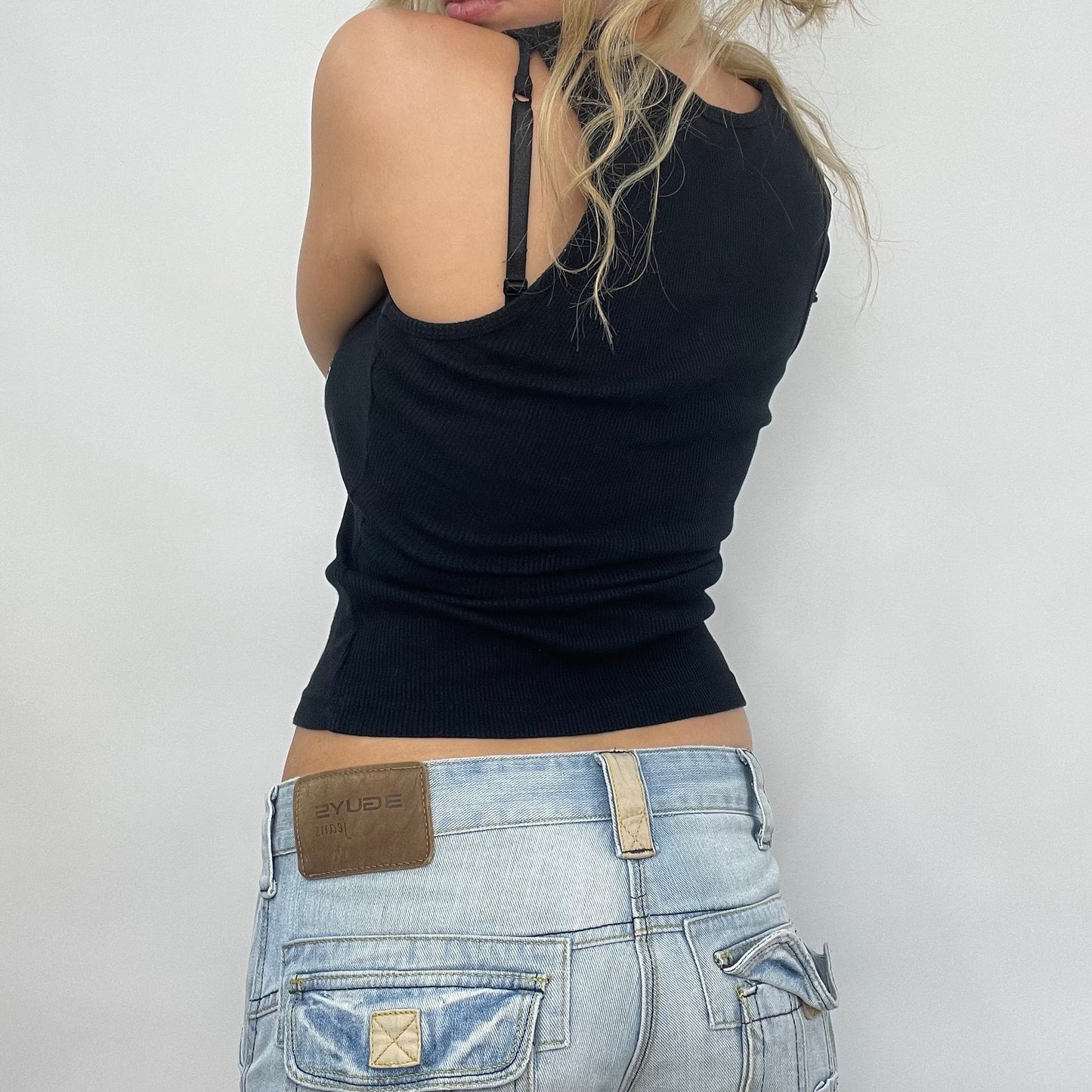 BEST PICKS | small black coyote ugly graphic tank top with diamanté crown