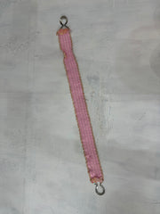 ‼️vintage edit: halloween | pink sequin belt with silver loop hardware