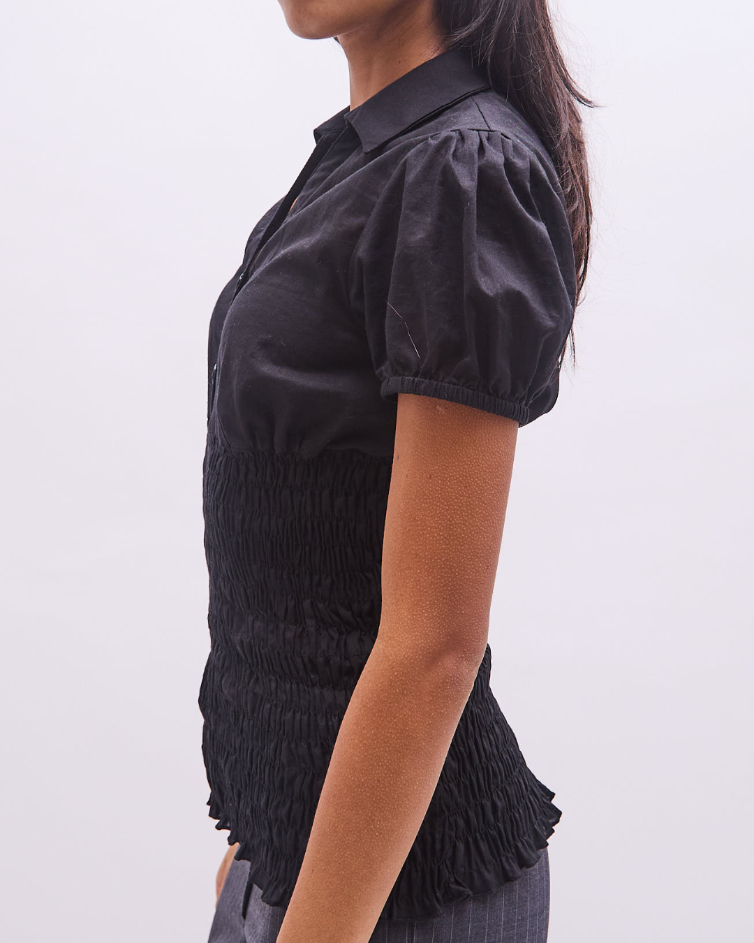 the poppy shirt in black