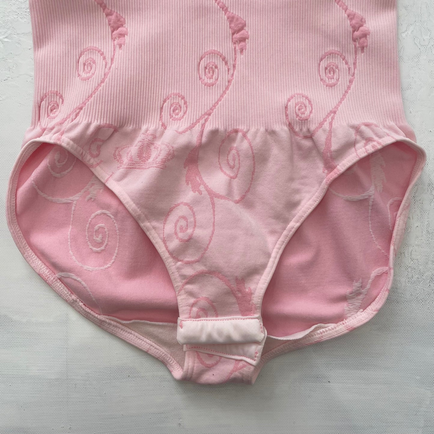 GRUNGE COQUETTE DROP | small pink patterned shapewear bodysuit