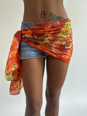 BEST PICKS | orange tie dye scarf