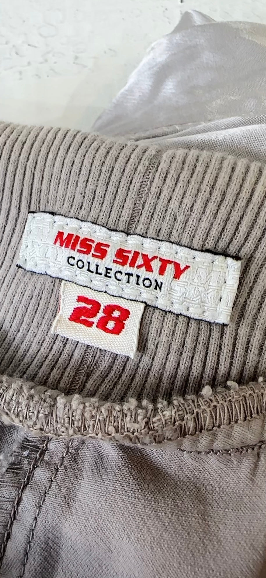 vintage edit: halloween | small grey miss sixty satin style trousers