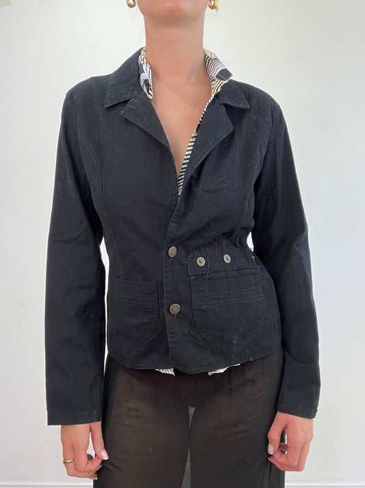 vintage edit: wedding guest | Pequena Jacket de estilo preto